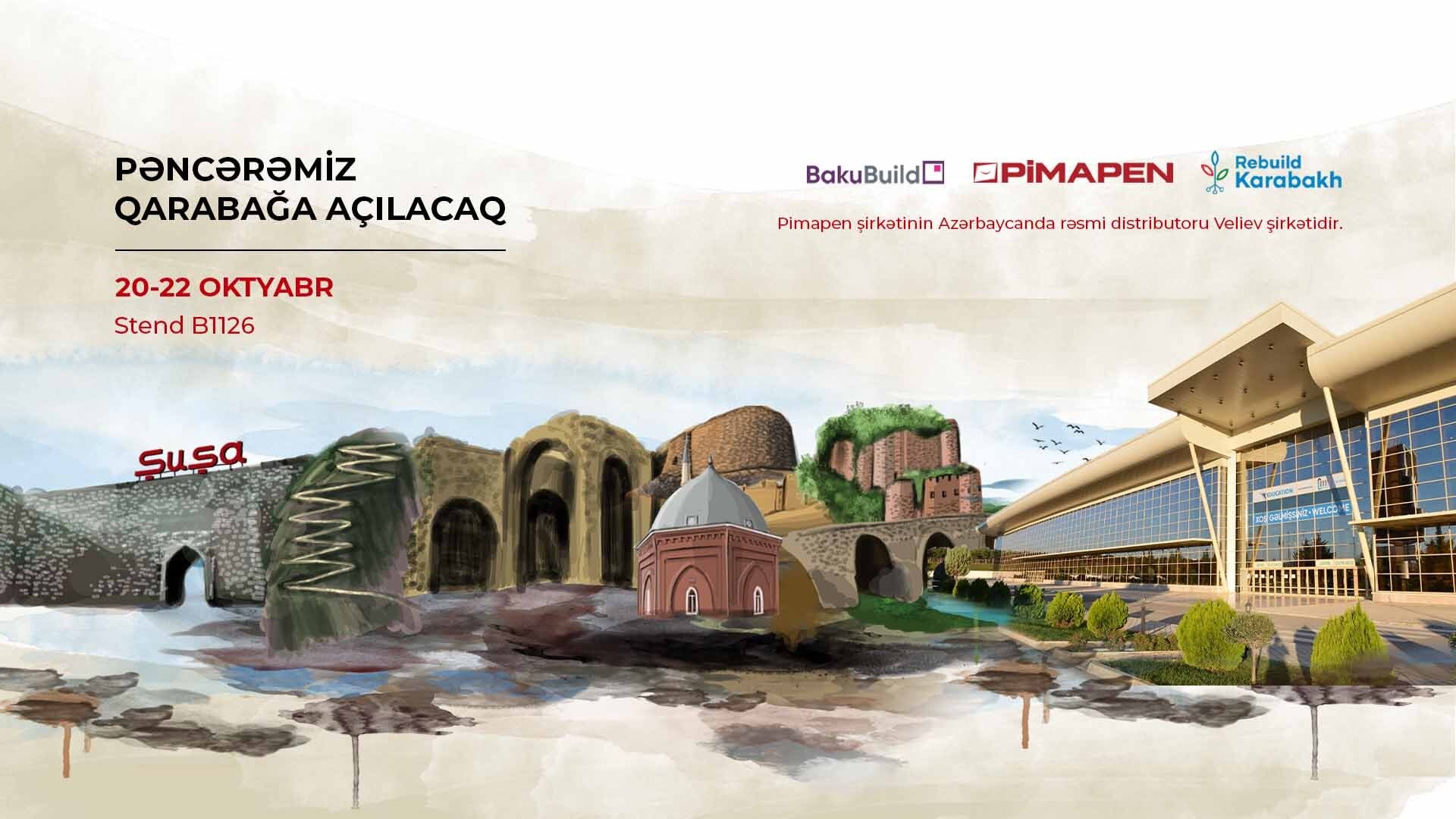 Pimapen "Rebuild Karabakh" sərgisində