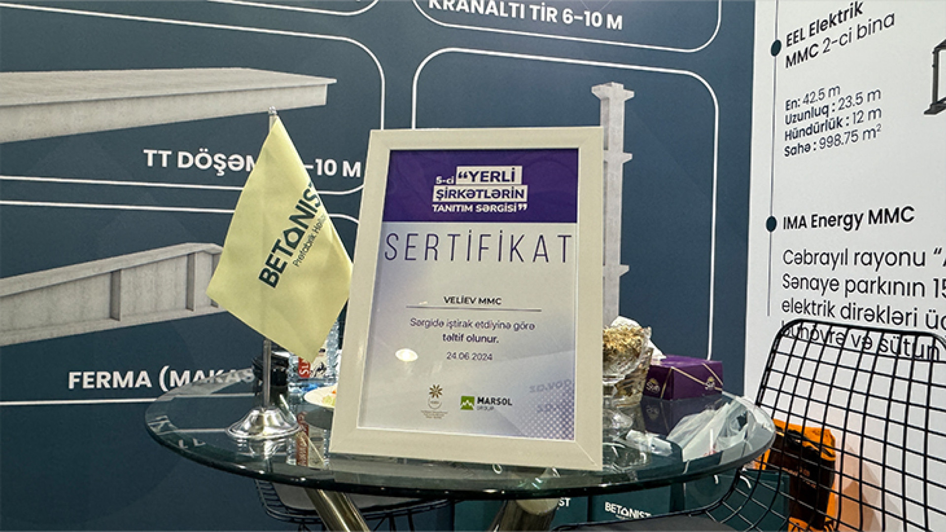 Betonist 5-ci Yerli Şirkətlərin Tanıtım Sərgisində